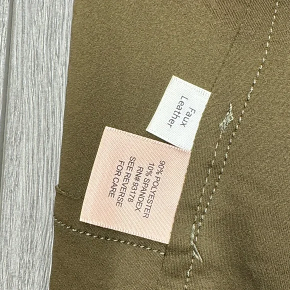 Philosophy Olive Leather Jacket - Picture 7 of 7